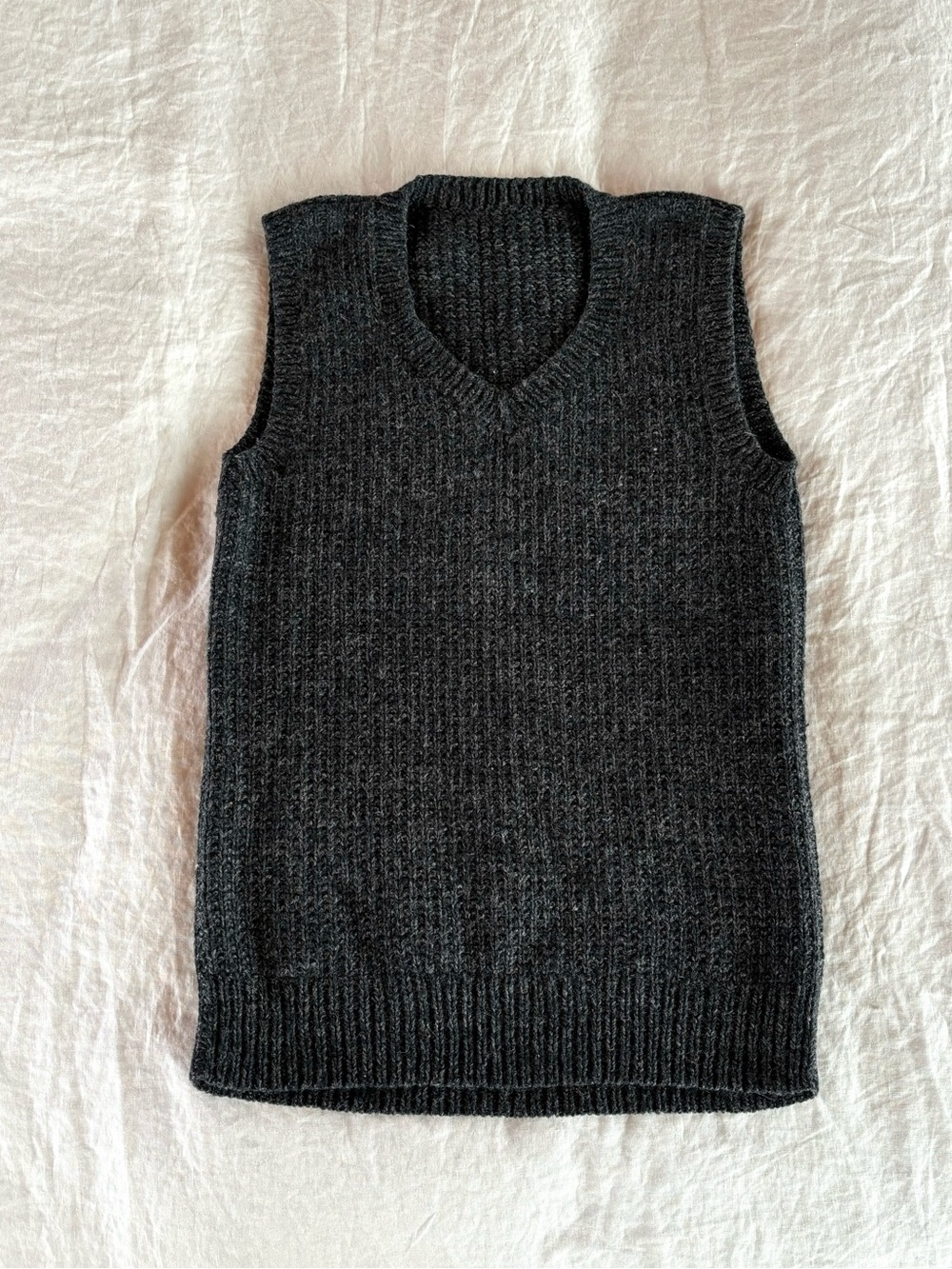 Vintage Hand Knit Woolen Vest